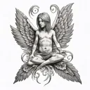 nirvana in utero tattoo design idea