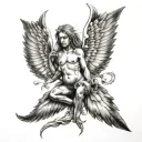 nirvana in utero tattoo design idea