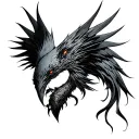 the morrigan tattoo design idea