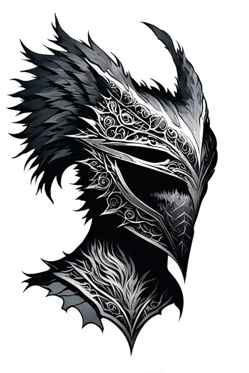 Helm Awe tattoo design idea