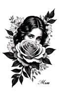 Memorial Mom tattoo design idea