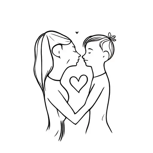 create matching tattoos for a mother and her son representing the life they fought together and all the challenges in li tattoo design idea