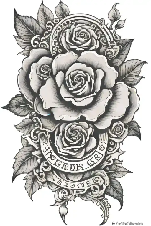 proverbs 3:5 6 tattoo design idea