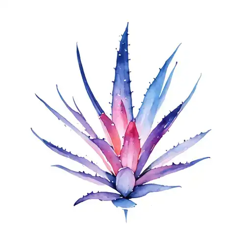 aloe tattoo design idea