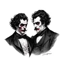 dr Jekyll and Mr Hyde tattoo design idea
