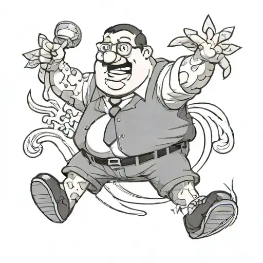 peter Griffin tattoo design idea