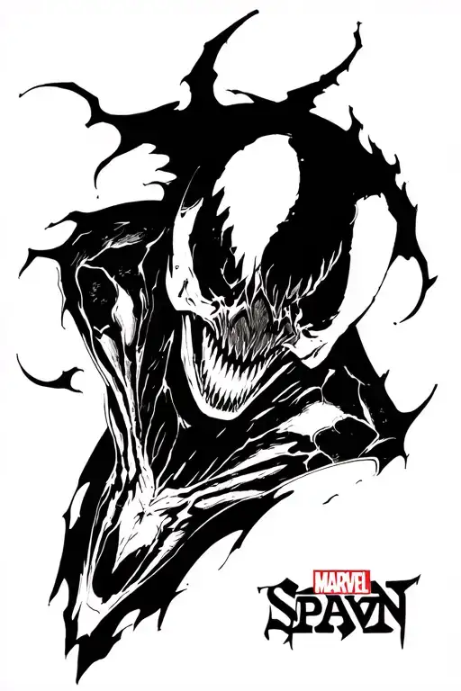 Spawn de Marvel tattoo design idea