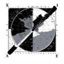 Latitude And Longitude tattoo design idea