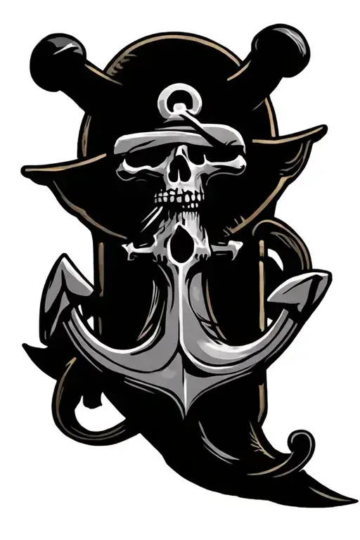 nautical elements like tattoo design idea