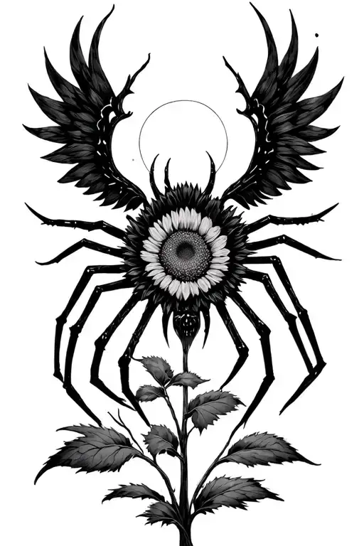 sunflower spider man saturn old car hollow knight dark angel tattoo design idea