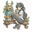 Booty tattoo design idea