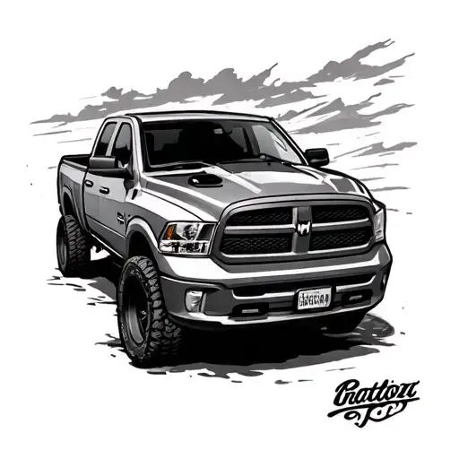 Dodge Ram tattoo design idea