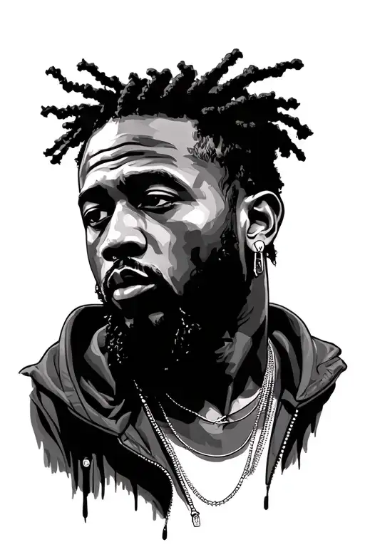 Kendrick Lamar tattoo design idea