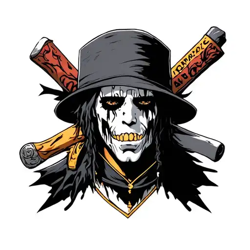 Trafalgar Law's hand tattoo design idea