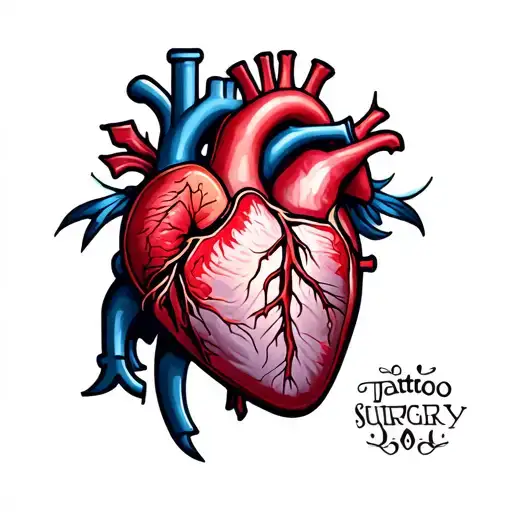 Heart Surgery tattoo design idea