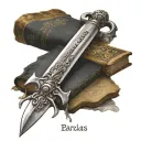 sword with bible scripture verses flowing tattoo design idea