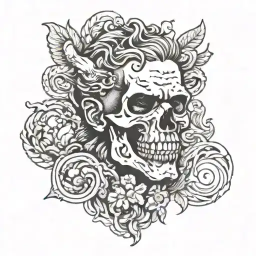 hercules beete anatomy tattoo design idea