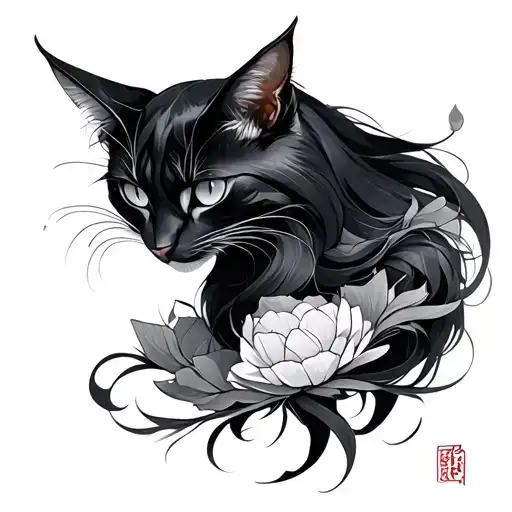 Gumiho tattoo design idea