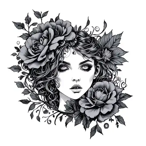 Dark Romance tattoo design idea