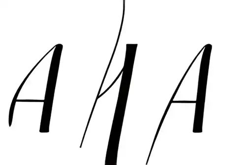 "AAA" tattoo design idea