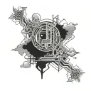 Inspired by travis scott utopia tattoo design idea