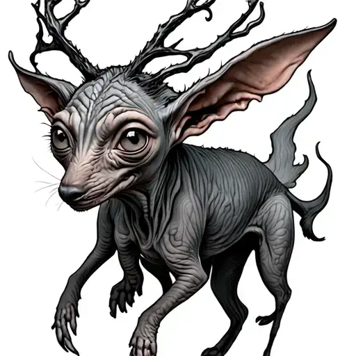 dobby patronus tattoo design idea