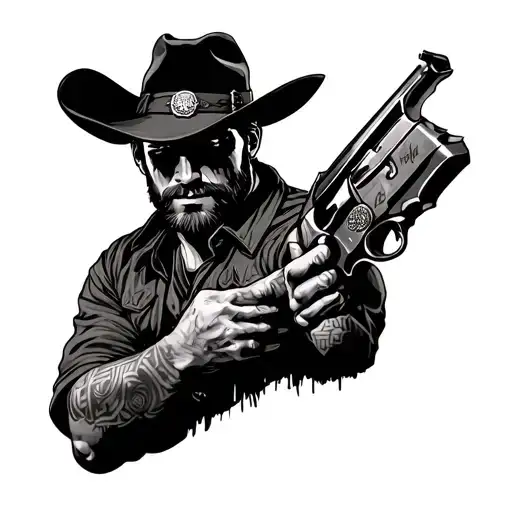 Arthur Morgan red dead redemption tattoo design idea