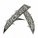 FUCK YA LIFE LETTERS tattoo design idea