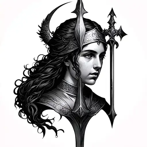 Joan ofbthe arc tattoo design idea