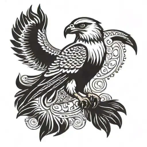 falcon Sikhism standing tall only falcon in tattoo  tattoo design idea