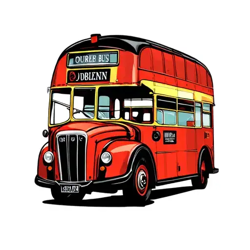 current dublin bus logo tattoo design idea
