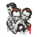 Hear no evil see no evil speak no evil speak no evil tattoo design idea