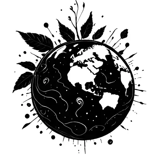 manifestation, 11:11 , world , positive mindset , growth tattoo design idea