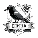 Dipper tattoo design idea
