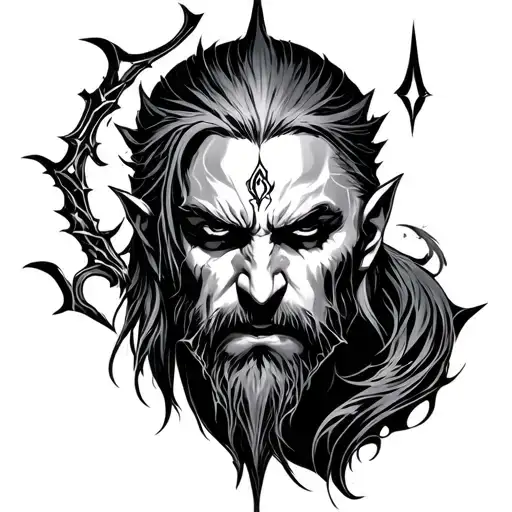witcher magic signs tattoo design idea