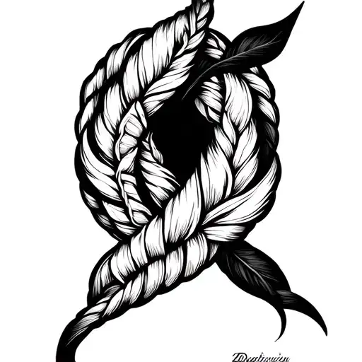 Lithuanian braid tattoo design idea