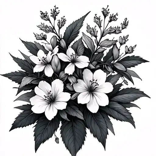 Fireweed tattoo design idea