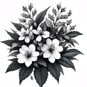 Fireweed tattoo design idea