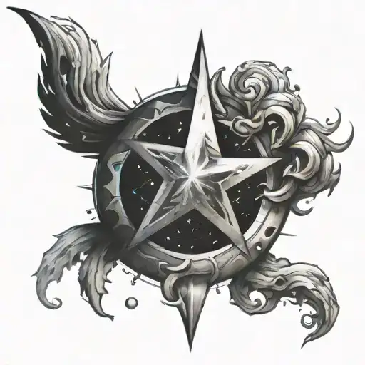 Astral tattoo design idea