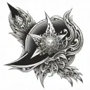 Astral tattoo design idea