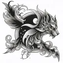 Astral tattoo design idea