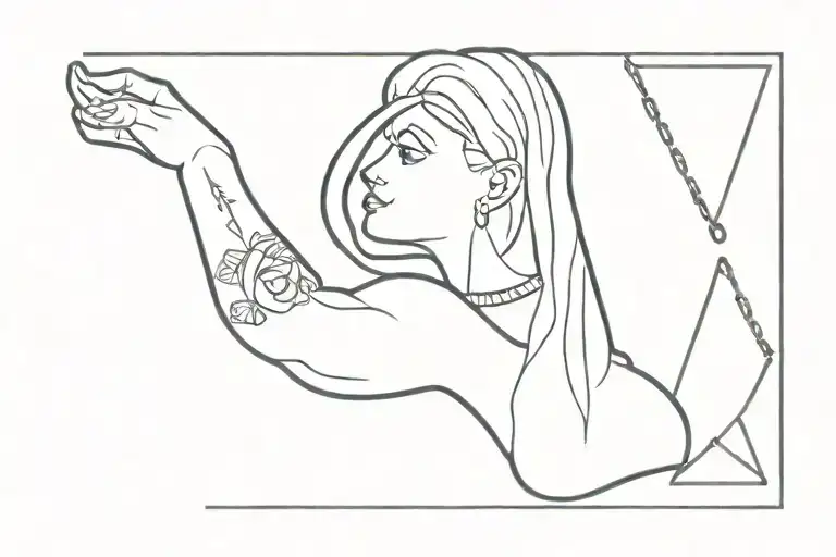 cuckold spades bbc chastity cage tattoo design idea