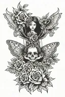 Diana tattoo design idea