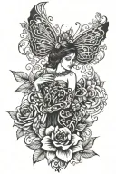Diana tattoo design idea
