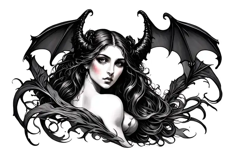 succubus womb tattoo tattoo design idea
