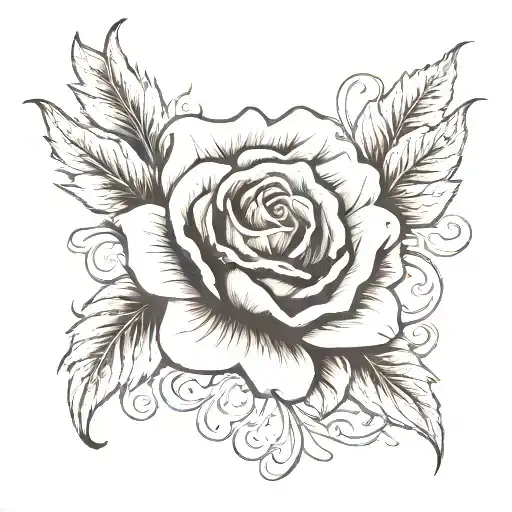 rip grandma tattoo design idea