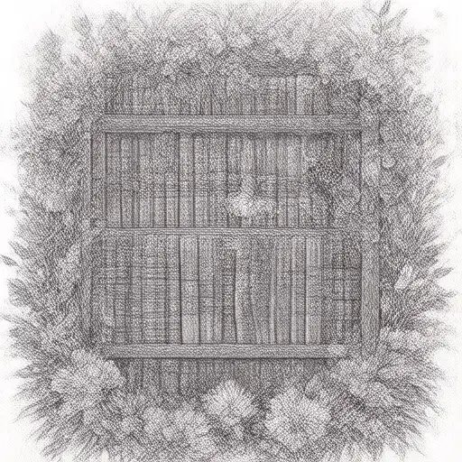 A mystical bookshelf filled with fantasy novels intertwined with blooming flowers and fluttering butterflies tattoo design idea