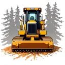 bulldozer tattoo design idea