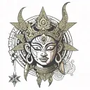 abstract durga tattoos tattoo design idea