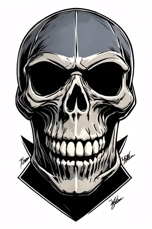 skeletor trap jaw tattoo design idea